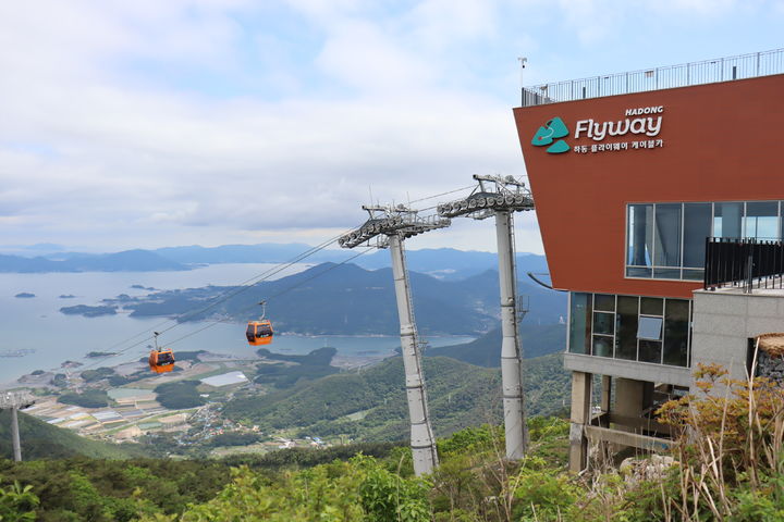 [하동=뉴시스] 하동케이블카 전경. *재판매 및 DB 금지