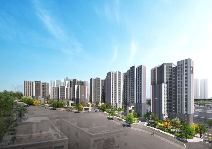 청량리 롯데캐슬 하이루체 투시도(사진 제공=롯데건설) *재판매 및 DB 금지