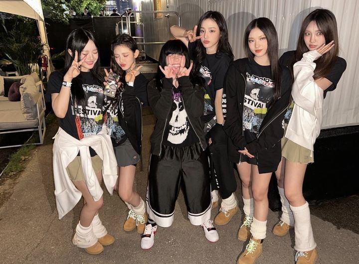 [서울=뉴시스] 뉴진스, 빌리 아일리시. 2023.08.04. (사진 = 뉴진스 인스타그램 캡처) photo@newsis.com *재판매 및 DB 금지