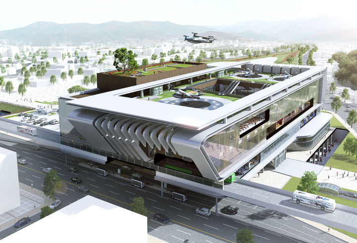 강릉역 미래역 복합환승센터 구상안. 강릉시 제공 *재판매 및 DB 금지