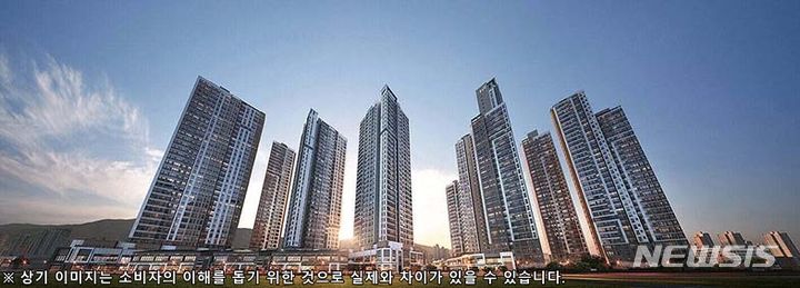 [서울=뉴시스]제일풍경채 계양 위너스카이 투시도(사진=제일건설 제공)