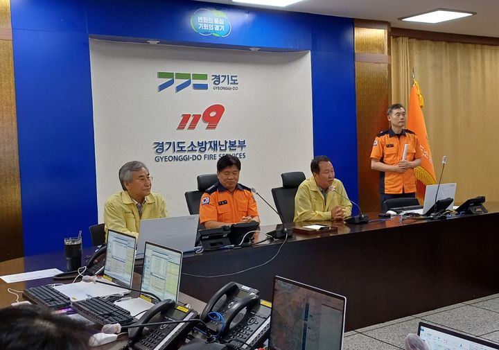 안계일 경기도의회 안전행정위원장, 태풍대비 상황 점검(사진=경기도의회 제공) *재판매 및 DB 금지