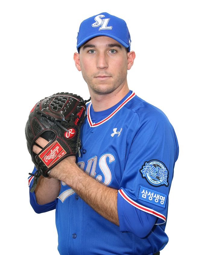 [서울=뉴시스] 삼성 라이온즈 입단한 테일러 와이드너. (사진 = 삼성 라이온즈 제공) *재판매 및 DB 금지