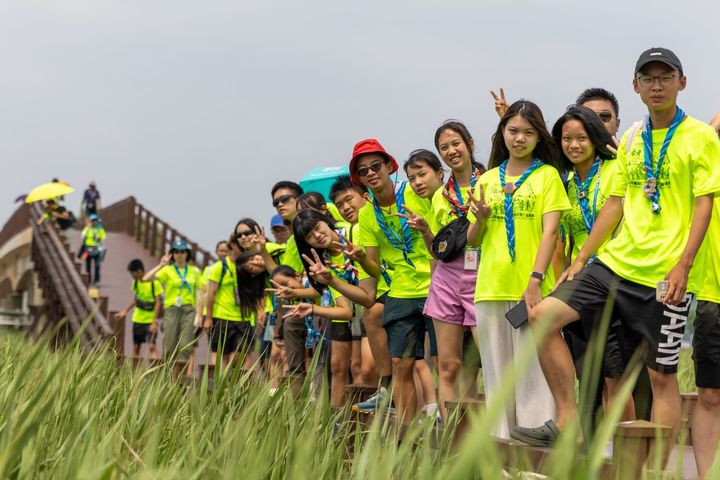 순천만습지 방문한 타이완 잼버리 대원 *재판매 및 DB 금지