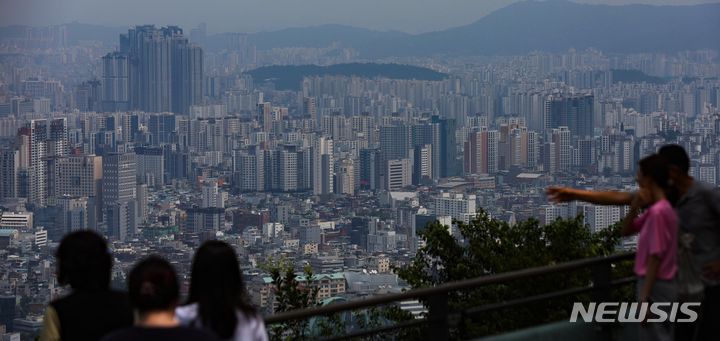 서울의 아파트 단지 모습. 뉴시스 자료사진.
