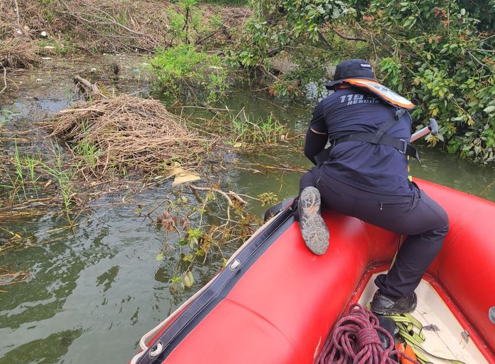 예천군 실종자를 찾기 위한 수변수색이 진행되고 있다. (사진=경북소방본부 제공) *재판매 및 DB 금지