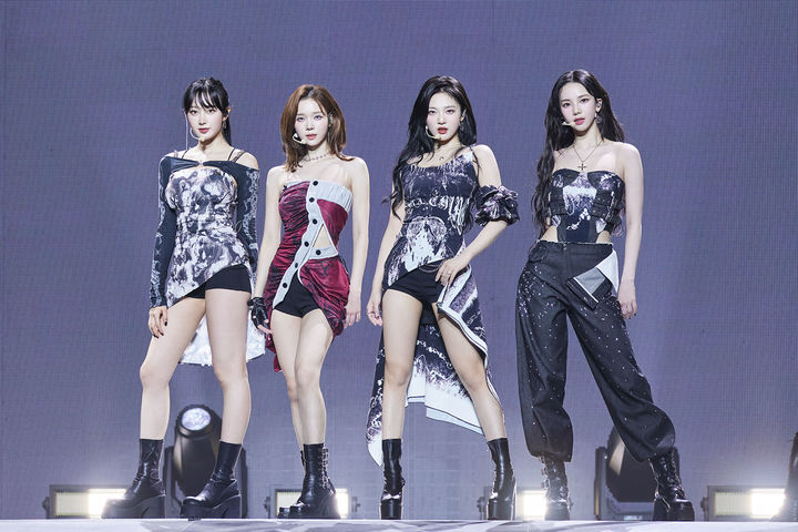 [서울=뉴시스] 에스파 LA 콘서트. 2023.08.15. (사진 = SM엔터테인먼트 제공) photo@newsis.com *재판매 및 DB 금지