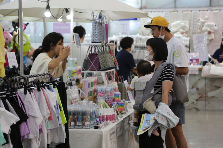 [대구=뉴시스]'대구베이비&키즈페어' 6월 행사 모습. (사진=대구엑스코 제공) 2023.08.16 photo@newsis.com *재판매 및 DB 금지