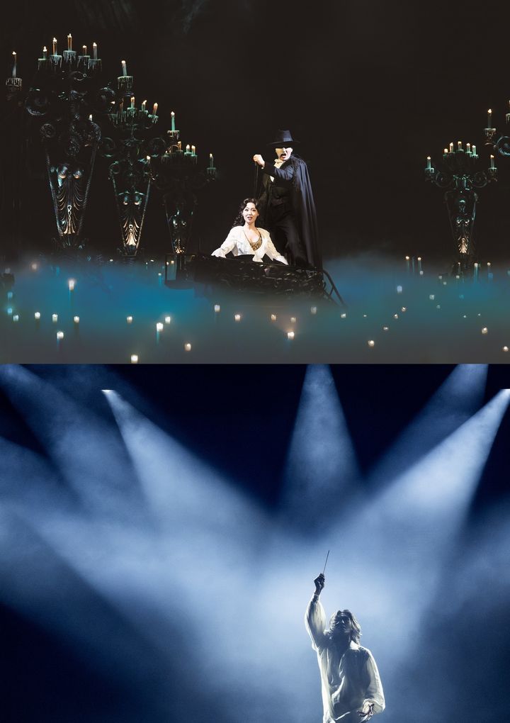 [서울=뉴시스](위쪽부터) 뮤지컬 '오페라의 유령', '베토벤' 공연 사진. (사진=에스앤코/EMK뮤지컬컴퍼니 제공) 2023.08.17. photo@newsis.com *재판매 및 DB 금지
