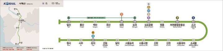 [대전=뉴시스] 서해선 노선도.(사진=코레일 제공) *재판매 및 DB 금지