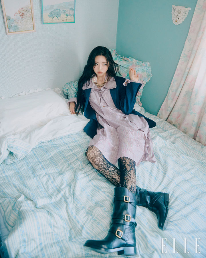 [서울=뉴시스] 유나. (사진=엘르 제공) 2023.08.22. photo@newsis.com *재판매 및 DB 금지