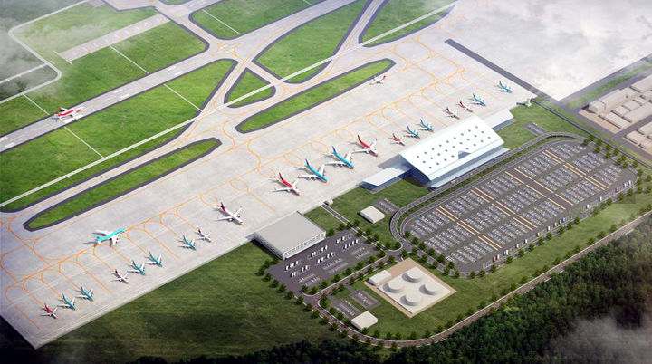 [의성=뉴시스] 대구경북통합신공항 민간공항 조감도. (사진=국토교통부 제공) *재판매 및 DB 금지