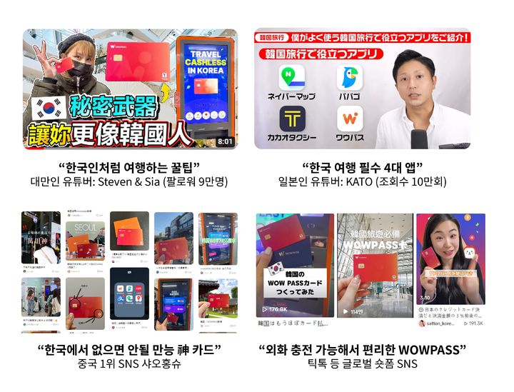 [서울=뉴시스]와우패스 카드는 해외 SNS에서 입소문을 타며 방한 외국인 관광객 사이에서 큰 호응을 얻었다.(사진=오렌지스퀘어 제공)2023.08.24 photo@newsis.com *재판매 및 DB 금지