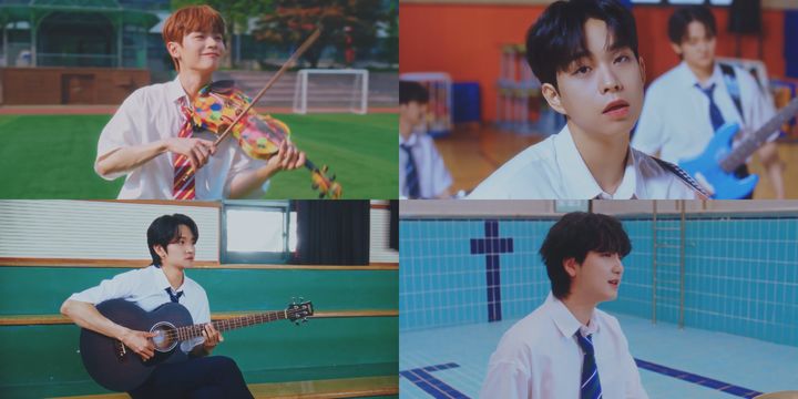 서울=뉴시스] 밴드 '루시(LUCY)'의 미니 4집 '열'의 타이틀곡 '아지랑이' 플레잉 퍼포먼스 영상 (사진= 미스틱스토리 제공) 2023.08.24. photo@newsis.com *재판매 및 DB 금지