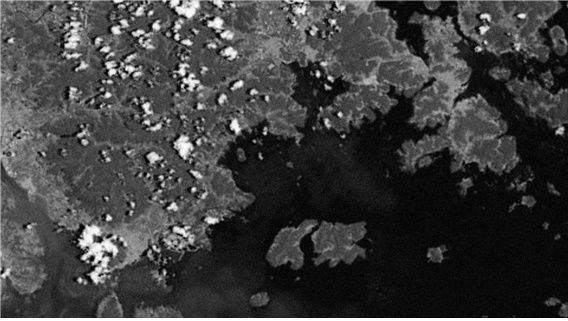 [서울=뉴시스] 카이로스페이스의 큐브위성 ‘KSAT3U’가 이달 7일경상남도 사천과 통영 일대를 촬영해 지상국으로 전송하는데 성공했다. (사진=카이로스페이스 제공) *재판매 및 DB 금지