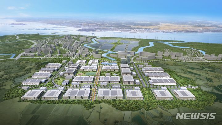 [서울=뉴시스] 솔라시도 데이터센터파크 조감도. 