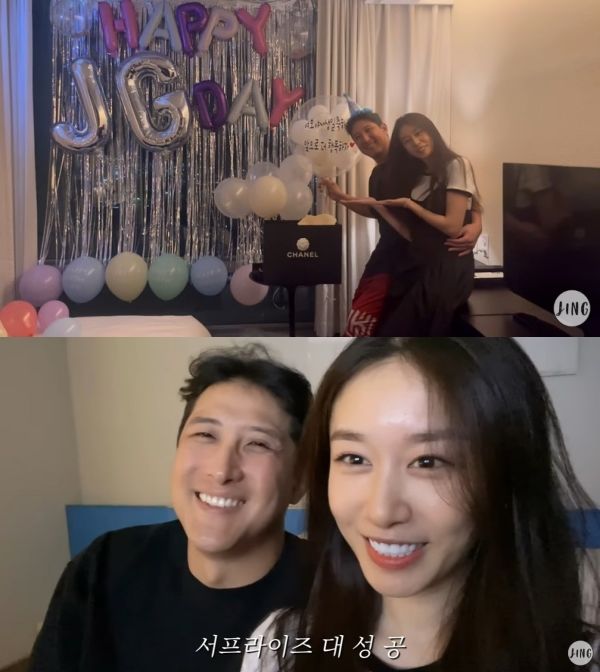 [서울=뉴시스] 황재균, 지연. 2023.08.25.(사진 = 유튜브채널 캡처) photo@newsis.com*재판매 및 DB 금지