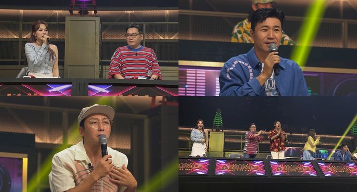 [서울=뉴시스] 25일 오후 9시 50분 방송되는 MBN 댄스 음악 서바이벌 프로그램 '국내 유일 땐-스 가요제, 쇼킹나이트' 화면. (사진= MBN '쇼킹나이트' 제공) 2023.08.25. photo@newsis.com *재판매 및 DB 금지