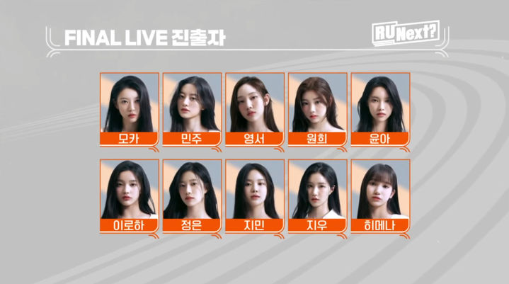 [서울=뉴시스] '알 유 넥스트(R U Next)' 9회 방송화면. 2023.08.26. (사진 = JTBC 갈무리) photo@newsis.com *재판매 및 DB 금지