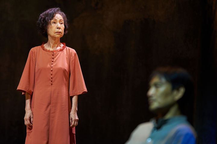 [서울=뉴시스]배우 손숙의 데뷔 60주년을 기념한 연극 '토카타' 공연 사진. (사진=신시컴퍼니 제공) 2023.08.27. photo@newsis.com *재판매 및 DB 금지