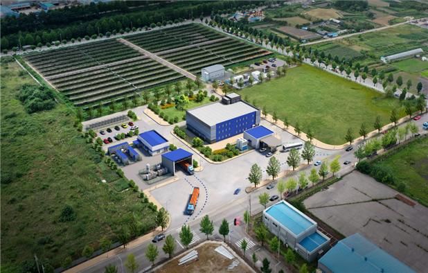 동해시에 들어설 2.5MW급 수전해 기반 수소생산기지 조감도. 동해시 제공 *재판매 및 DB 금지