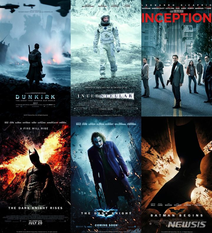 [서울=뉴시스] 영화 '오펜하이머'로 돌아온 크리스토퍼 놀런 감독의 전작 포스터. (사진= 웨이브 제공) 2023.08.29. photo@newsis.com