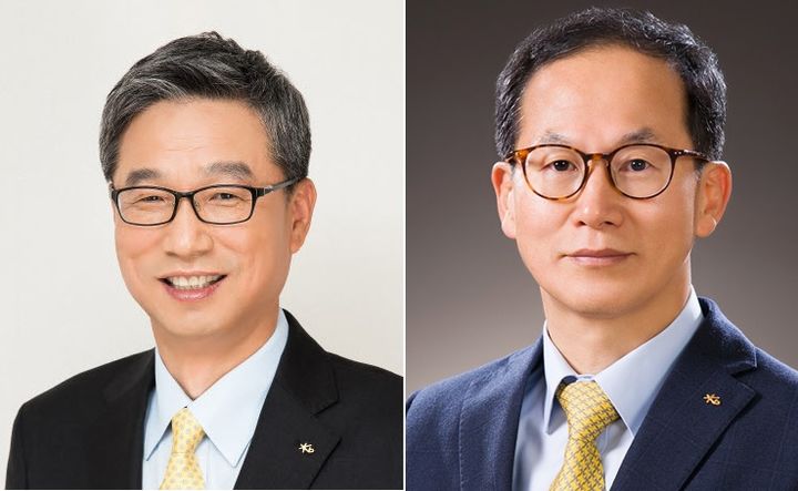 KB금융지주 허인(왼쪽) 부회장과 양종희 부회장 (사진=KB금융그룹 제공) *재판매 및 DB 금지