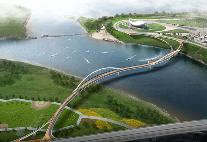 [대구=뉴시스]달성군 강정보 디아크 문화관광 활성화 사업 조감도(사진=대구시 제공) 2023.08.30 photo@newsis.com *재판매 및 DB 금지