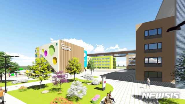  여주초등학교 복합화시설 조감도