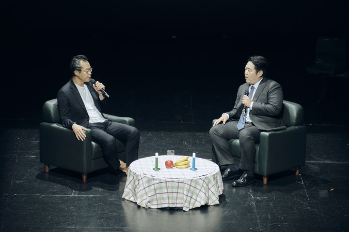 [서울=뉴시스] 세종 컨템퍼러리 시즌 '싱크 넥스트 23(Sync Next 23)' 중 '백현진 쑈 : 공개방송'. (사진 = 세종문화회관 제공) 2023.09.04. photo@newsis.com *재판매 및 DB 금지