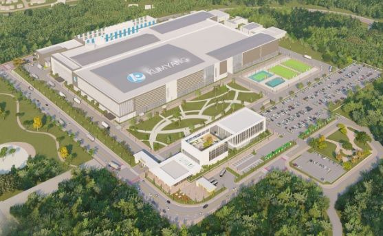 [부산=뉴시스] 부산 기장군 장안읍 동부산 E-PARK일반산업단지에 들어설 금양 이차전지 공장 조감도 (그래픽=금양 제공) *재판매 및 DB 금지