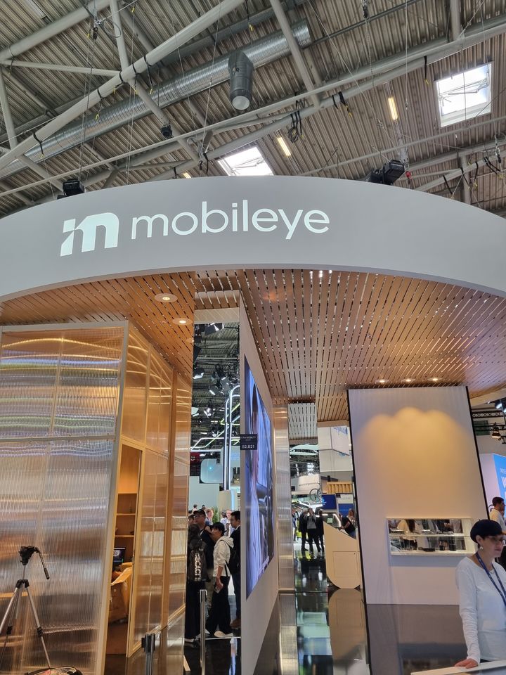 [뮌헨=뉴시스]독일 IAA 모빌아이 부스 모습(사진=안경무 기자) 2023.9.5 photo@newsis.com *재판매 및 DB 금지