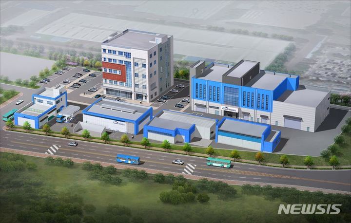 [창원=뉴시스] 경남 창원시 성산구 상복동 미래모빌리티산업기술단지 조감도.(사진=경남도 제공) 2023.09.05. photo@newsis.com