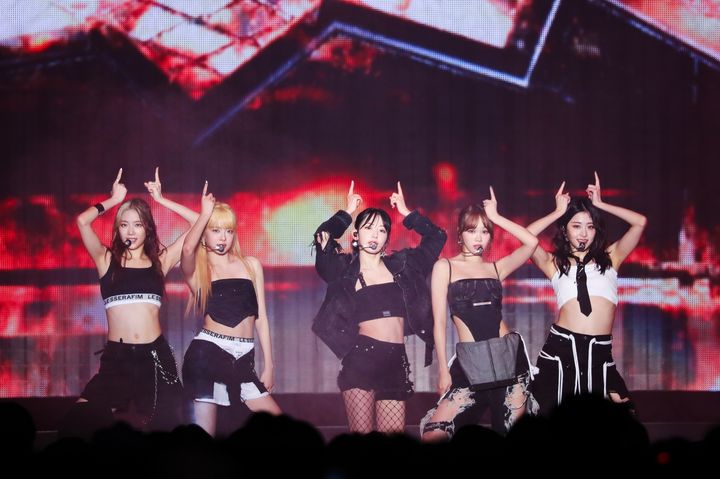 [서울=뉴시스] 르세라핌. (사진 = 쏘스뮤직 제공) 2023.09.08. photo@newsis.com *재판매 및 DB 금지