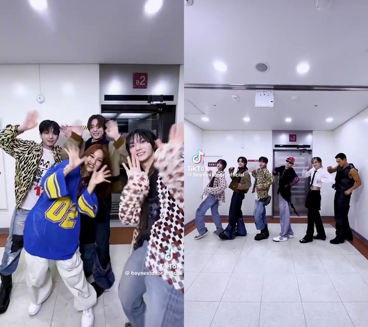 [서울=뉴시스] 보이넥스트도어(BOYNEXTDOOR) '뭣 같아' 챌린지에 참여한 이효리⋅지코⋅비⋅태민. (사진= KOZ 엔터테인먼트 제공) 2023.09.08. photo@newsis.com *재판매 및 DB 금지