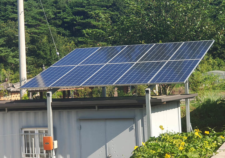 [해남=뉴시스] 주택용 태양광. *재판매 및 DB 금지