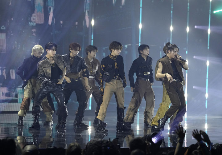 [서울=AP/뉴시스] 스트레이 키즈