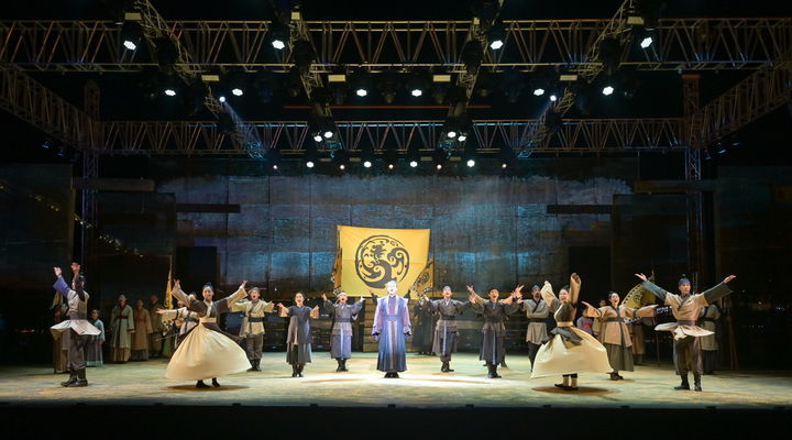 [뉴시스=공주]대백제전 대표 프로그램, 뮤지컬 웅진판타지아 공연 모습.(사진=공주시) *재판매 및 DB 금지