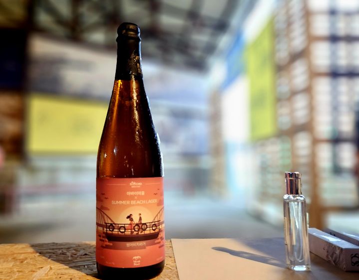 속초 수제맥주공장 몽트비어와 협업한 맥주 '아바이마을 서머비치라거' 박주연 기자 photo@newsis.com *재판매 및 DB 금지