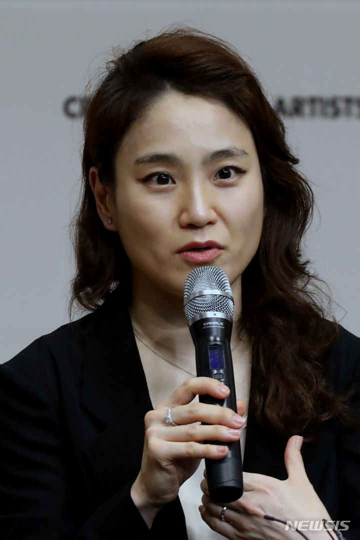 [서울=뉴시스] 박진희 기자 = 지휘자 장한나가 예술의전당 신임 사장으로 임명됐다. 2023.09.15. pak7130@newsis.com