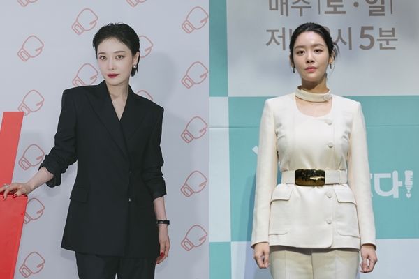 김히어라(왼쪽), 차주영