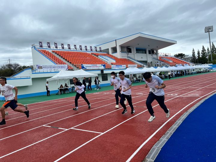 [김제=뉴시스] 제17회 전라북도장애인체육대회 경기 모습. *재판매 및 DB 금지