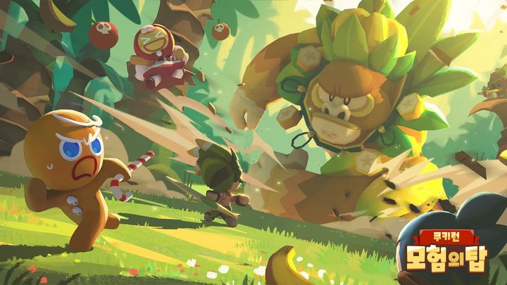 데브시스터즈가 18일 개발 스튜디오 오븐게임즈의 신작 ‘쿠키런: 모험의 탑(CookieRun: Tower of Adventures)’의 공식 명칭을 확정하고 게임 정보와 일러스트를 최초 공개했다. (사진=데브시스터즈) *재판매 및 DB 금지