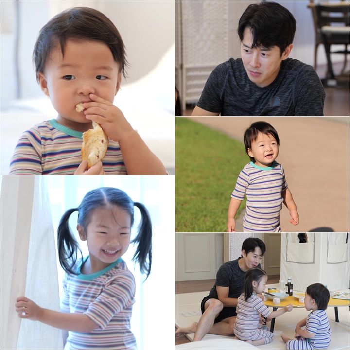 [서울=뉴시스] 19일 오후 10시40분 방송되는 KBS 2TV '슈퍼맨이 돌아왔다'에는 배우 최필립의 아들 도운 군과 도연 양이 출연한다. (사진= KBS 2TV '슈퍼맨이 돌아왔다' 제공) 2023.09.18. photo@newsis.com *재판매 및 DB 금지