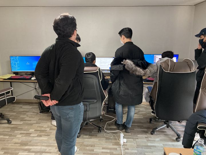 도박사이트 운영 사무실. 사진=충남경찰청 제공 *재판매 및 DB 금지