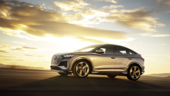 [서울=뉴시스]아우디 Q4 스포트백 40 e-트론.(사진=아우디코리아) 2023.9.21 photo@newsis.com *재판매 및 DB 금지