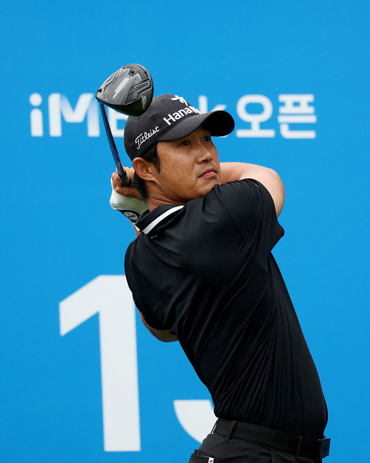 [서울=뉴시스] 박은신 13번홀 드라이버 티샷. 2023.09.21. (사진=KPGA 제공) *재판매 및 DB 금지