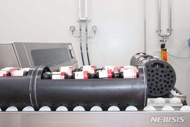 [횡성=뉴시스] 넥스트바이오 초고압살균설비. (사진=이노비즈협회 제공) 2023.09.24. photo@newsis.com