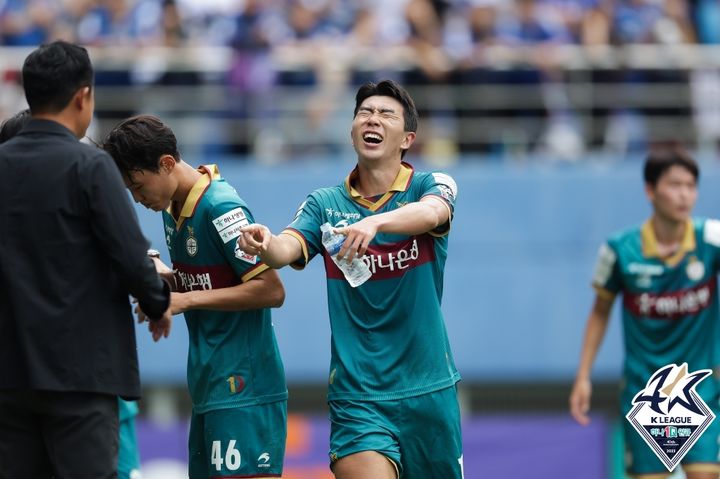 [서울=뉴시스]대전 유강현 득점. 2023.09.23. (사진=한국프로축구연맹 제공)  *재판매 및 DB 금지