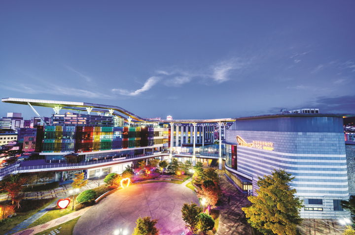 한국전통문화전당 야경. *재판매 및 DB 금지